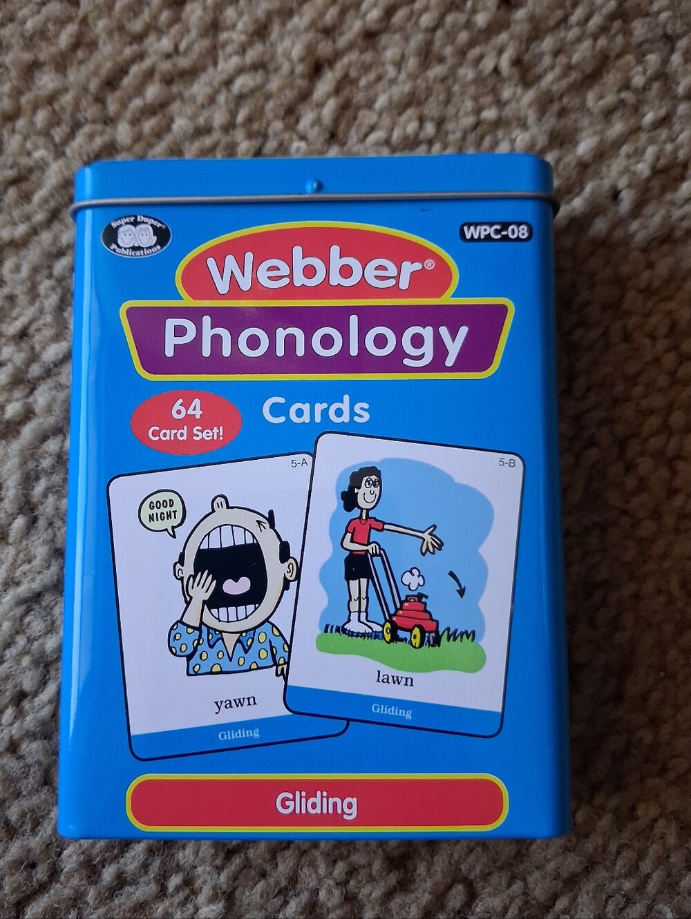 Speech Therapy Webber Phonology Gliding Cards